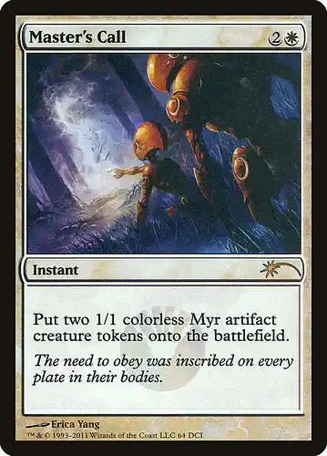Master's Call - dci Spoiler