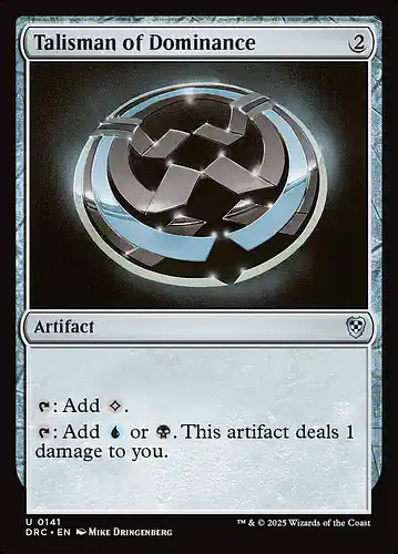 Talisman of Dominance - drc Spoiler