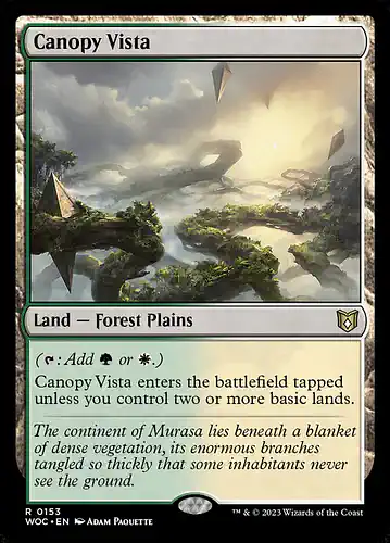 Canopy Vista - woc Spoiler