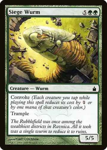 Siege Wurm - rav Spoiler