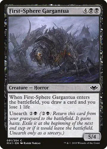 First-Sphere Gargantua - mh1 Spoiler