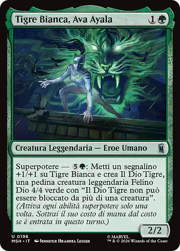 White Tiger, Ava Ayala - msh Spoiler