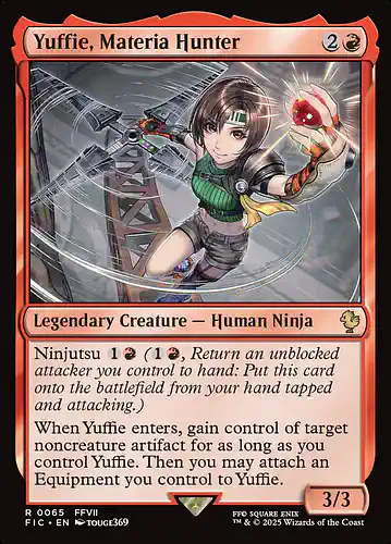 Yuffie, Materia Hunter - fic Spoiler