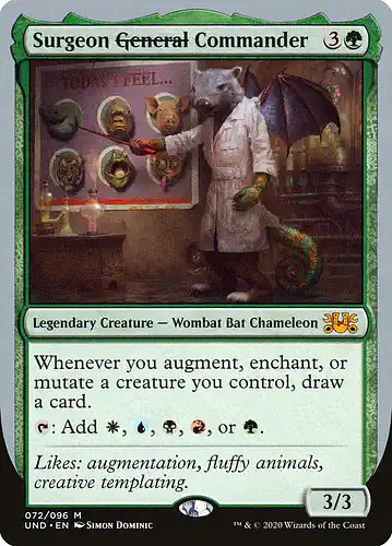 Surgeon General Commander - und Spoiler
