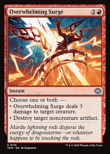 Overwhelming Surge - tdm Spoiler