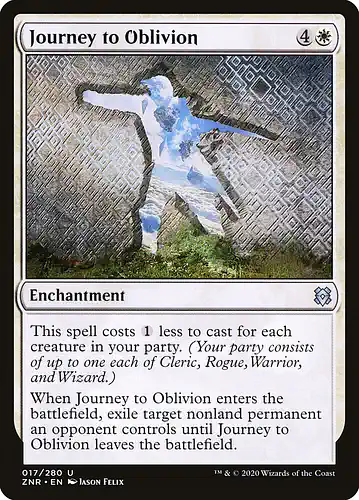 Journey to Oblivion - znr Spoiler