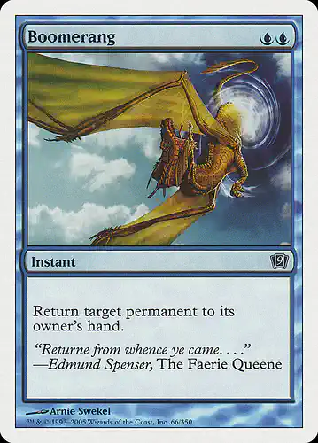 Boomerang - 9ed Spoiler