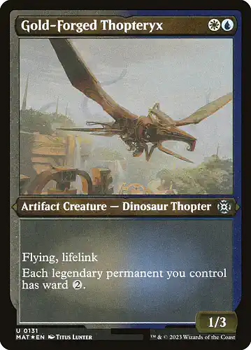 Gold-Forged Thopteryx - mat Spoiler