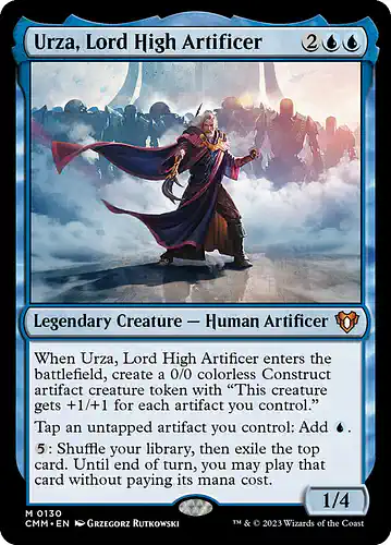 Urza, Lord High Artificer - cmm Spoiler