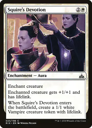 Squire's Devotion - rix Spoiler