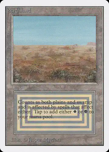 Scrubland - 2ed Spoiler
