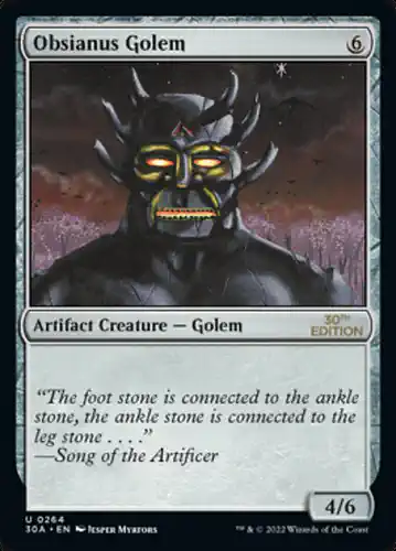 Obsianus Golem - 30a Spoiler