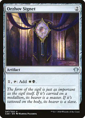 Orzhov Signet - c20 Spoiler