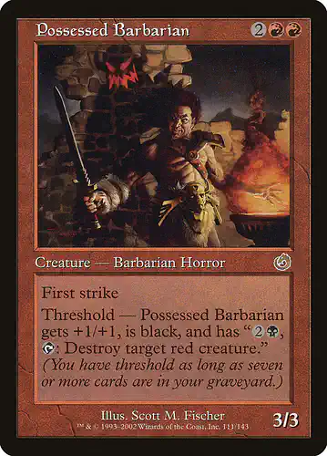 Possessed Barbarian - tor Spoiler