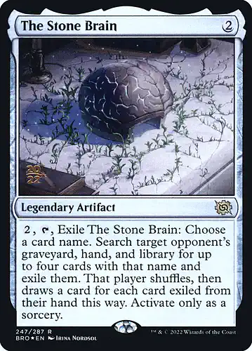 The Stone Brain - bro Spoiler
