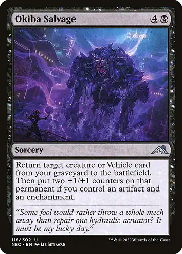 Okiba Salvage - neo Spoiler