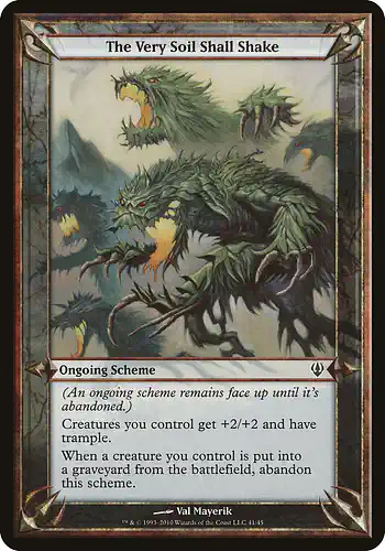 The Very Soil Shall Shake - arc Spoiler