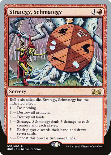 Strategy, Schmategy - und Spoiler