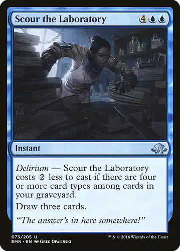 Scour the Laboratory - emn Spoiler