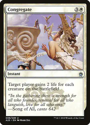 Congregate - a25 Spoiler