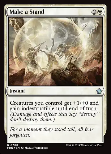Make a Stand - fdn Spoiler