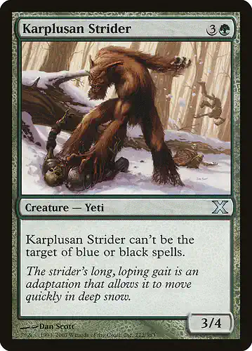 Karplusan Strider - 10e Spoiler