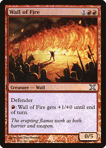 Wall of Fire - 10e Spoiler