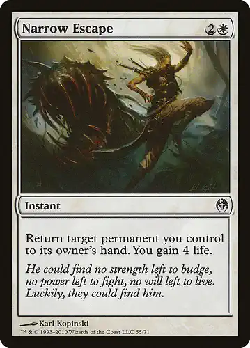 Narrow Escape - dde Spoiler