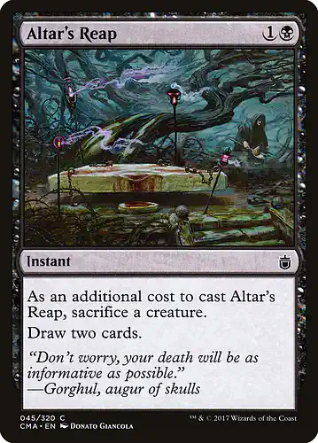 Altar's Reap - cma Spoiler
