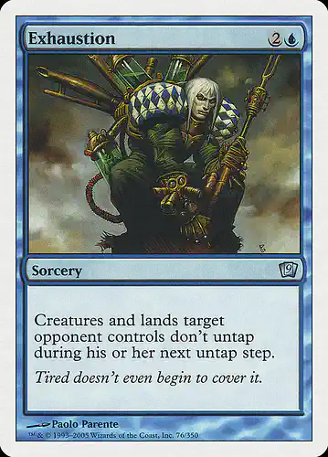 Exhaustion - 9ed Spoiler