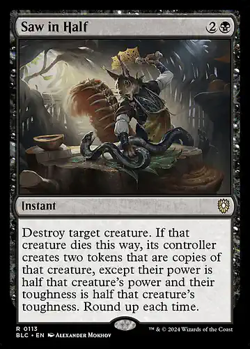 Saw in Half - blc Spoiler