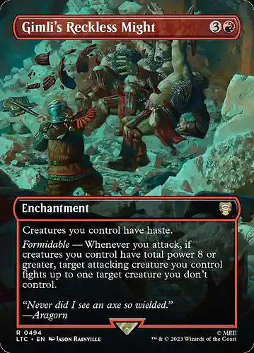 Gimli's Reckless Might - ltc Spoiler