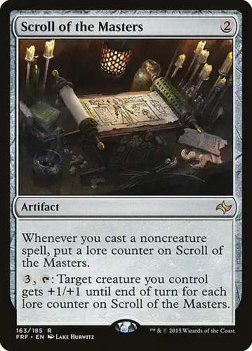 Scroll of the Masters - frf Spoiler