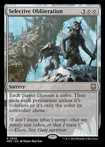 Selective Obliteration - m3c Spoiler