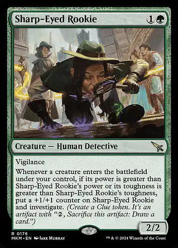 Sharp-Eyed Rookie - mkm Spoiler