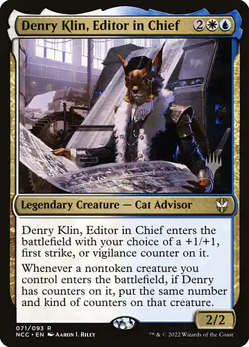 Denry Klin, Editor in Chief - ncc Spoiler