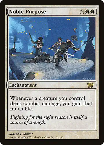 Noble Purpose - 8ed Spoiler