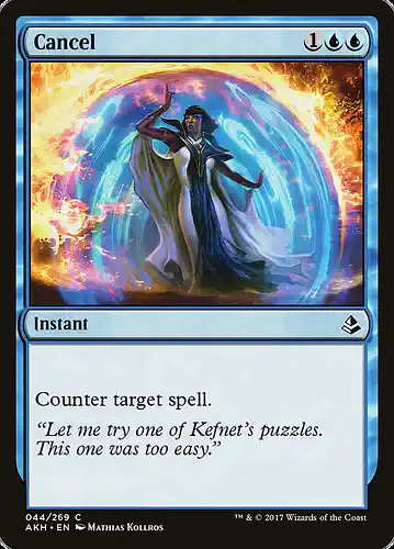 Cancel - akh Spoiler