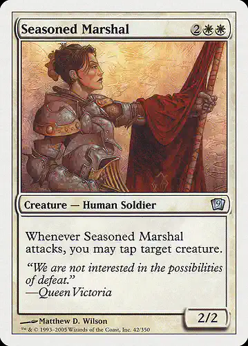 Seasoned Marshal - 9ed Spoiler