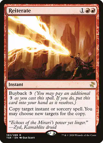 Reiterate - tsr Spoiler