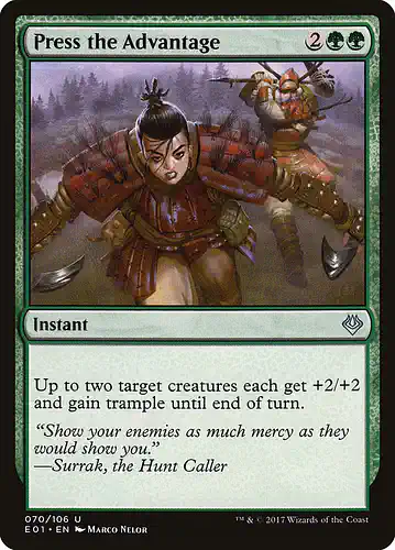 Press the Advantage - e01 Spoiler
