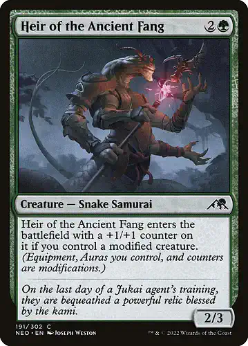 Heir of the Ancient Fang - neo Spoiler