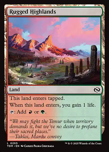 Rugged Highlands - tdm Spoiler
