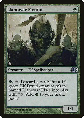 Llanowar Mentor - fut Spoiler