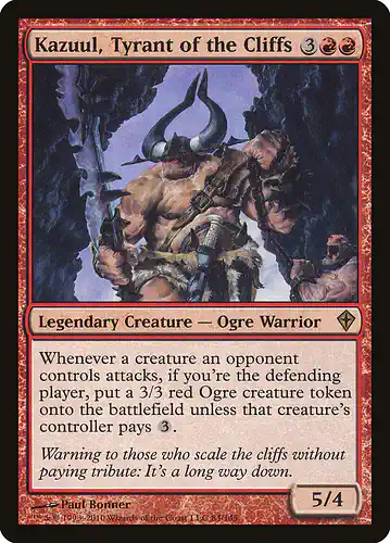 Kazuul, Tyrant of the Cliffs - wwk Spoiler
