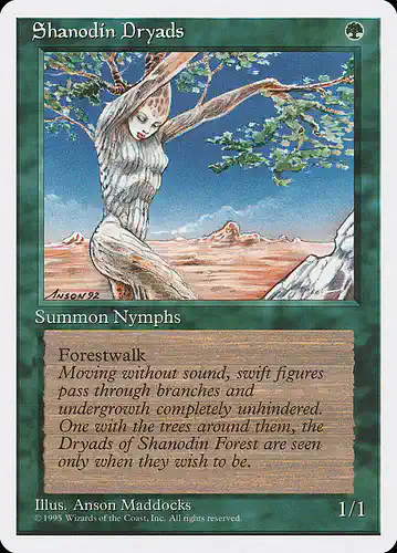 Shanodin Dryads - 4ed Spoiler