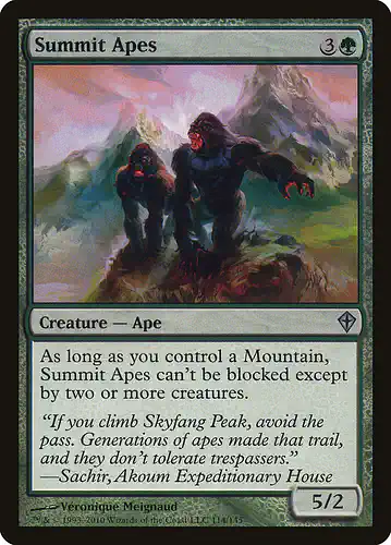 Summit Apes - wwk Spoiler