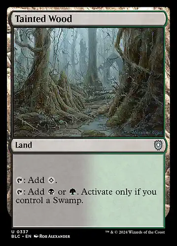 Tainted Wood - blc Spoiler