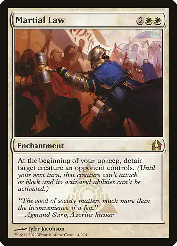 Martial Law - rtr Spoiler