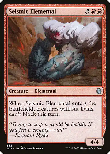 Seismic Elemental - jmp Spoiler